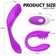ROSY Kablosuz Kumandalı Şarjlı Klitoris ve G-Spot Uyarıcı Bükülebilir 2 in 1 Vibratör - Mor