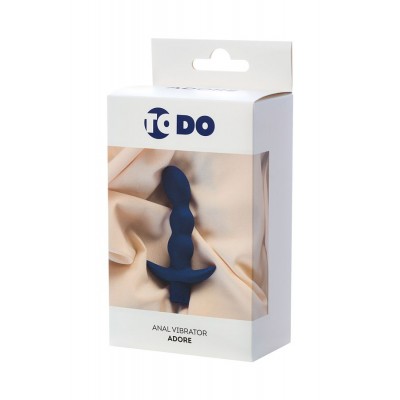                  ToDo by Toyfa Adore Anal Plug, suya dayanıklı, silikon, mavi, 15 cm, Ø 3,1 cm