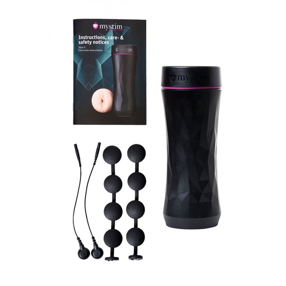 Mystim Opus E Vagina Masturbatör, TPE, Ten, 21.5 cm