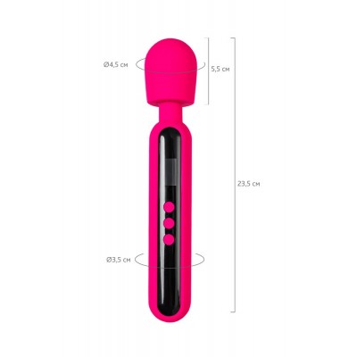 masaj aleti Mashr, silikon, pembe, 23,5 cm eroTeq Samimi 