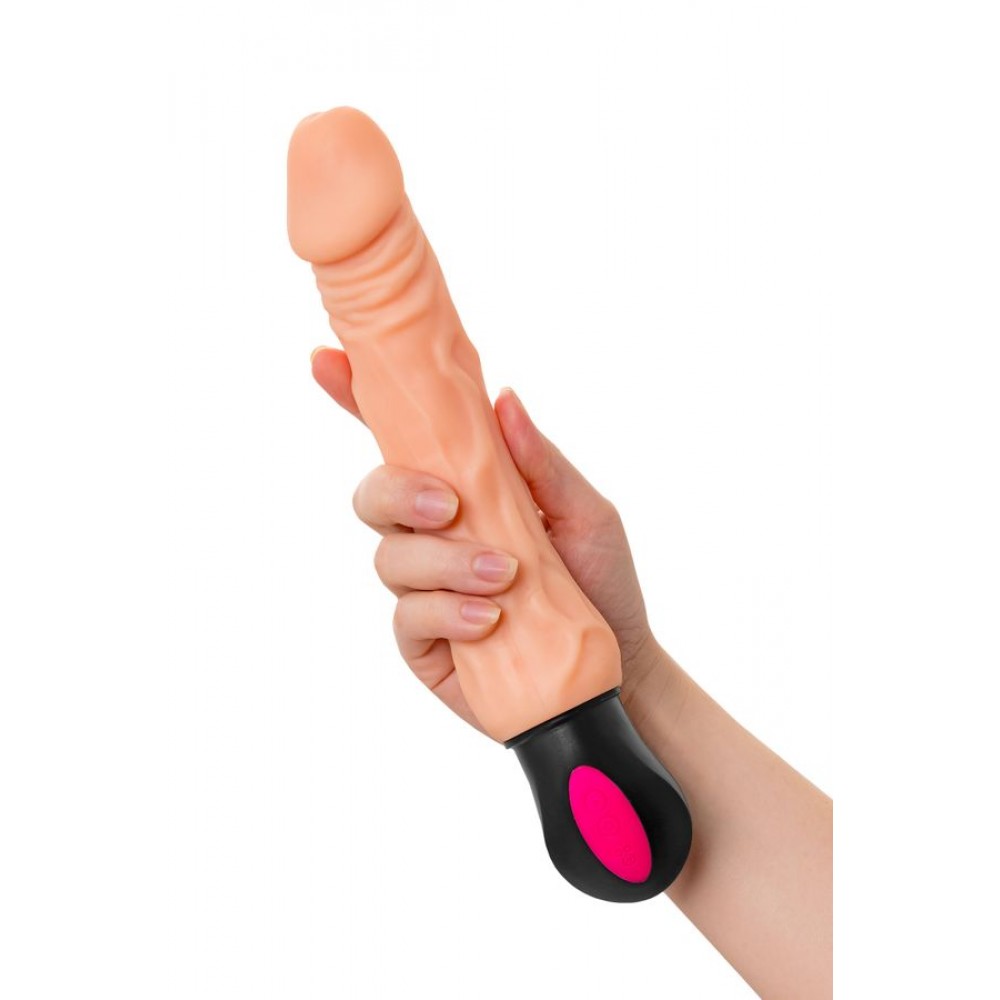 A-Toys by TOYFA Cocksman Realistik Vibratörü, TPE, Ten, 26,5 cm