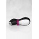 Satisfyer Penguin Vakum Dalgası Klitoris Vibratörü, silikon, siyah, 11,5 cm