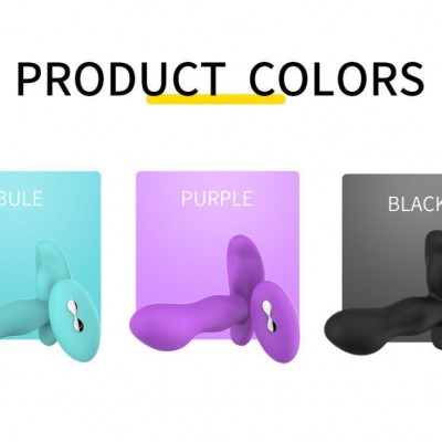VISION Kablosuz Kumandalı Klitoris ve G-Spot Uyarıcı Külot İçi Giyilebilir 2 in 1 Vibratör - Mavi